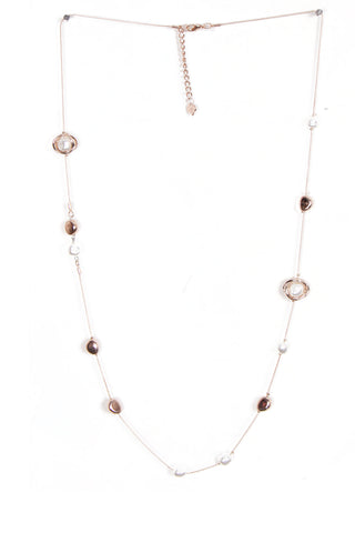 Pearl And Beads Long Necklace