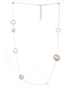 Pearl and Link Long Necklace