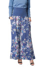 Floral Print Linen Harem Holiday Trouser