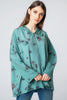 Light Weight Loose Fit Floral Print Hoodie Jacket