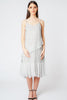 Polka Dot Ruffle Chiffon Floaty Dress