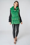 Ultra Soft Faux Fur Swing Hooded Gilet