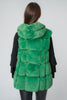 Ultra Soft Faux Fur Swing Hooded Gilet