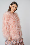 Mongolian Faux Fur Jacket Coat