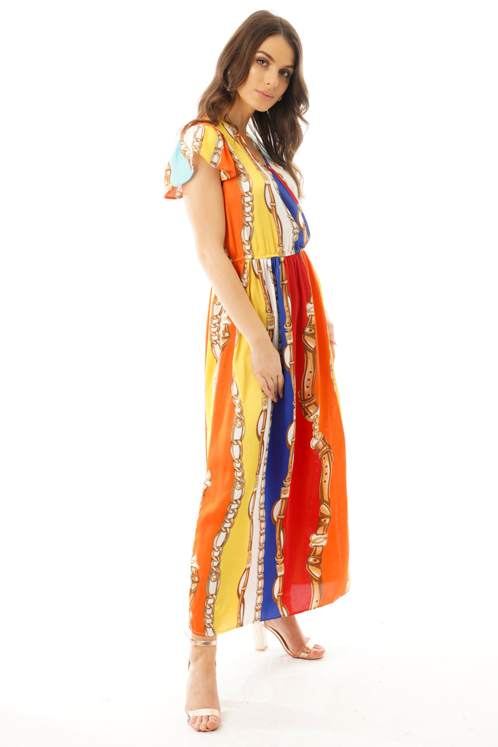 Chain hotsell print maxi