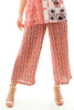 Chain Print High Waist Culotte Trouser