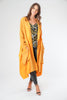 Oversized Linen Asymmetric Longline Cardigan Jacket