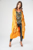 Oversized Linen Asymmetric Longline Cardigan Jacket