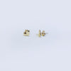 HAMMERED EFFECT HEART EARRING STUD