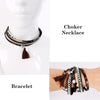 MultiWear Chain Camouflange Magnetic Choker Necklace Bracelet