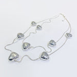 HEART BEAD LAGEN LOOK NECKLACE