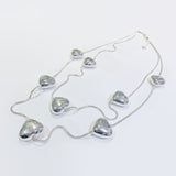 HEART BEAD LAGEN LOOK NECKLACE