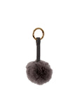 Cute MINI Fluffy Soft Rabbit Fur Pom Pom Keyring Keychain