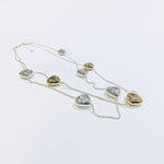 HEART BEAD LAGEN LOOK NECKLACE