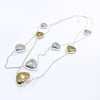 HEART BEAD LAGEN LOOK NECKLACE