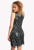 Sequin Embellished Round neck Party Dress