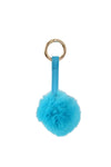 Cute MINI Fluffy Soft Rabbit Fur Pom Pom Keyring Keychain