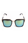Square Gold Trim Sunglasses