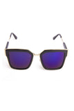 Square Gold Trim Sunglasses