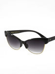 Cat Eye Sunglasses Skin embossed print on the arms