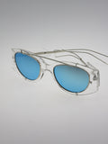 Retro Clear Frame Sunglasses