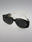 Retro Clear Frame Sunglasses