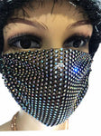 Diamante Crystal Face Covering Mask