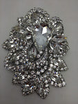 Pear & Marquise shape Diamante Brooch