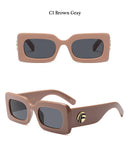 Sexy Retro Inspired Small Square Sunglasses