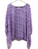 Star Print Chiffon Style Top