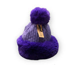 Luxurious Plush Fur Trim Fleece lined Hat