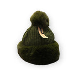 Luxurious Plush Fur Trim Fleece lined Hat