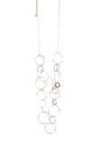 Lagenlook Link Circle Long Necklace