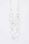 Lagenlook Link Circle Long Necklace