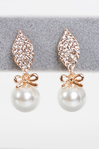 Diamante & Pearl Earrings \Studs for Women