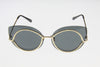 Cat Eye Sunglasses with twisted metal frame