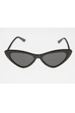 Cat Eye Sunglasses With Mini Gold Studs