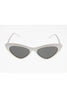 Cat Eye Sunglasses With Mini Gold Studs
