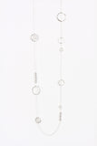 Circle rings and Beads Lagen Look Jewellery Womens Necklace