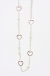 Hearts Lagen Look Jewellery Necklace for Women