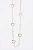 Hearts Lagen Look Jewellery Necklace for Women