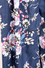 Floral Print Linen Harem Holiday Trouser