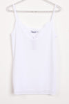 Ruffle V Neck Strappy Floaty Cami Vest Top