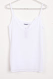 Ruffle V Neck Strappy Floaty Cami Vest Top