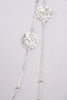 Silver Roses in Balls in Chain
