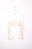 Floral Embroidered front panel Floaty Top