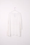 Floral Embroidered front panel Floaty Top