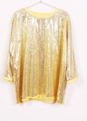 Oversized Sequin Tunic Top