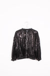 Urban Mist Sequin Metallic Edge to Edge Jacket