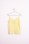 Ruffle V Neck Strappy Floaty Cami Vest Top